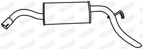 Handler.Part End silencer WALKER 16143 1