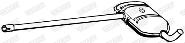 Handler.Part Middle silencer WALKER 16052 1