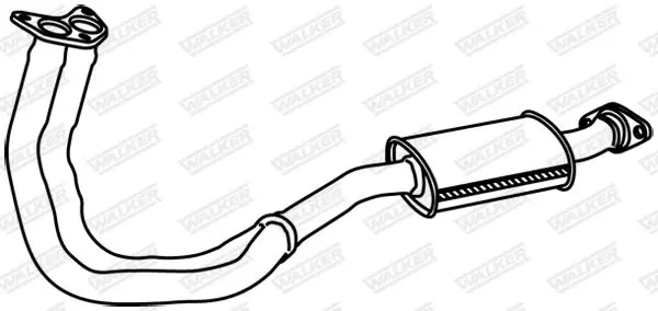 Handler.Part Front silencer WALKER 16096 1