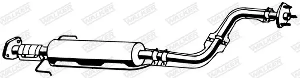 Handler.Part Middle silencer WALKER 16230 1