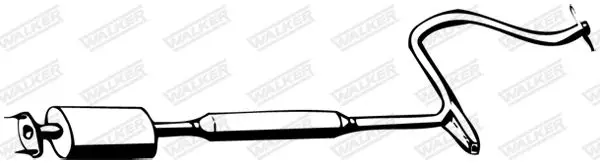 Handler.Part Middle silencer WALKER 16614 1