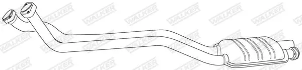 Handler.Part Front silencer WALKER 16903 1