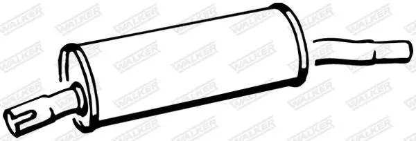 Handler.Part Front silencer WALKER 17156 1