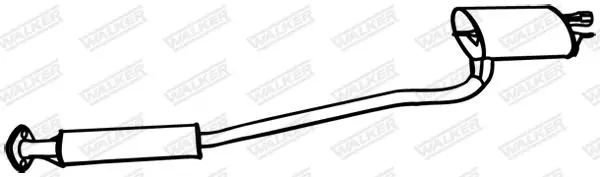 Handler.Part End silencer WALKER 18583 1