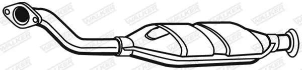 Handler.Part Catalytic converter WALKER 20298 1