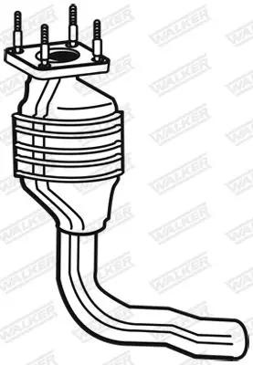 Handler.Part Catalytic converter WALKER 20663 1