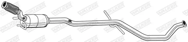 Handler.Part Catalytic converter WALKER 20992 1