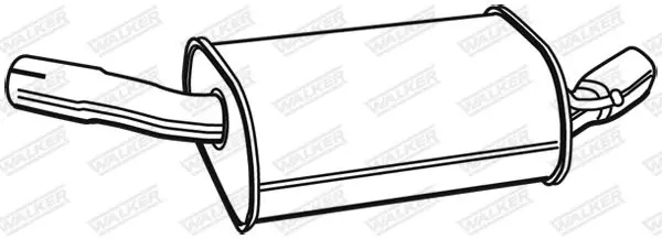 Handler.Part End silencer WALKER 21406 1