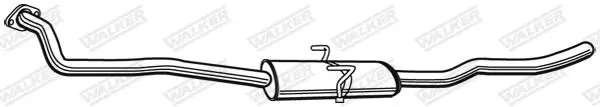 Handler.Part Front silencer WALKER 21588 2