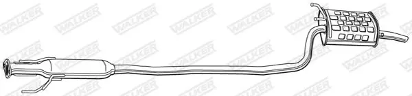 Handler.Part End silencer WALKER 21895 2