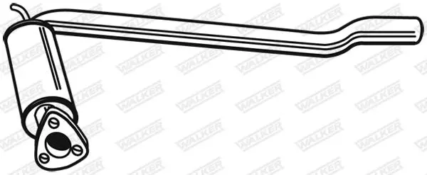 Handler.Part Front silencer WALKER 22208 10