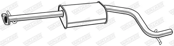 Handler.Part Middle silencer WALKER 22261 1