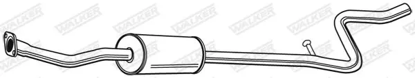 Handler.Part Middle silencer WALKER 22307 10