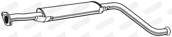 Handler.Part Middle silencer WALKER 22316 1