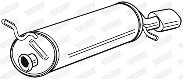 Handler.Part End silencer WALKER 22726 1