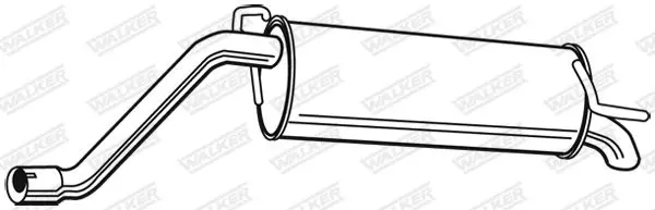 Handler.Part End silencer WALKER 23251 9