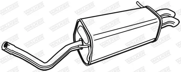 Handler.Part End silencer WALKER 23357 1