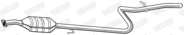 Handler.Part Catalytic converter WALKER 28015 5