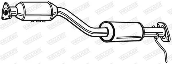 Handler.Part Catalytic converter WALKER 28575 9