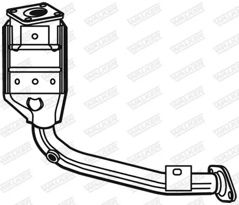 Handler.Part Catalytic converter WALKER 28598 9