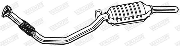 Handler.Part Catalytic converter WALKER 28606 9