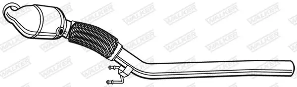 Handler.Part Catalytic converter WALKER 28684 5