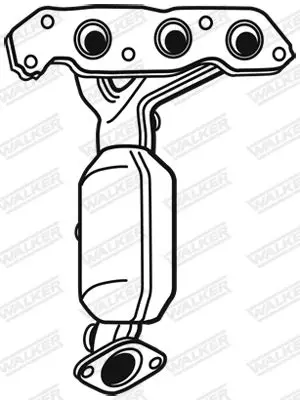 Handler.Part Catalytic converter WALKER 28693 5