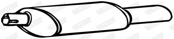 Handler.Part End silencer WALKER 70331 9