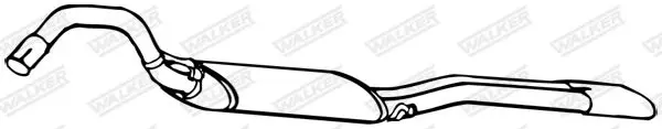 Handler.Part End silencer WALKER 70529 1