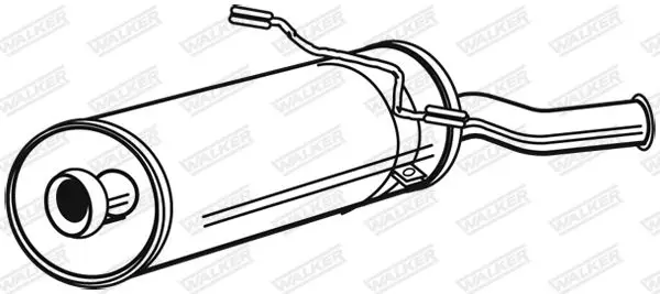 Handler.Part End silencer WALKER 72177 1