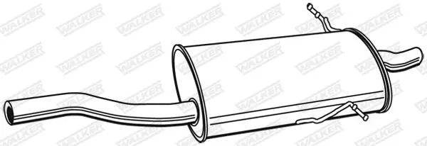 Handler.Part End silencer WALKER 72301 5