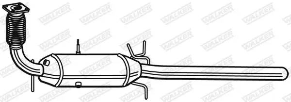 Handler.Part Soot/particulate filter, exhaust system WALKER 73184 5