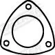 Handler.Part Gasket, exhaust pipe WALKER 80061 3