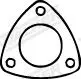 Handler.Part Gasket, exhaust pipe WALKER 80086 1