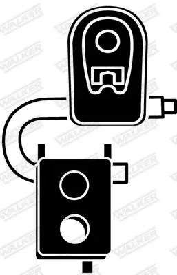 Handler.Part Holder, exhaust system WALKER 80259 9