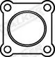 Handler.Part Gasket, exhaust pipe WALKER 80465 9