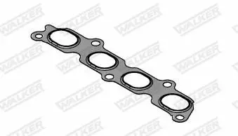 Handler.Part Gasket, exhaust pipe WALKER 80504 4