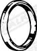 Handler.Part Gasket, exhaust pipe WALKER 84137 1