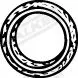 Handler.Part Gasket, exhaust pipe WALKER 86053 5