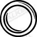 Handler.Part Gasket, exhaust pipe WALKER 86097 9