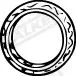 Handler.Part Gasket, exhaust pipe WALKER 86121 3