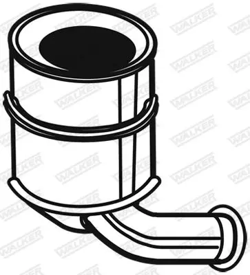 Handler.Part Soot/particulate filter, exhaust system WALKER 93072 5