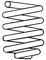 Handler.Part Coil spring BOGE 813630 1