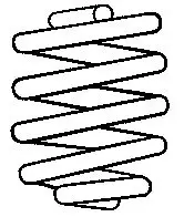 Handler.Part Coil spring BOGE 811331 1