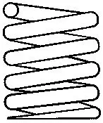 Handler.Part Coil spring BOGE 813460 1