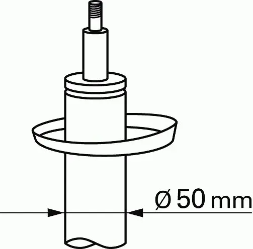 Handler.Part Shock absorber BOGE 32V05A 2