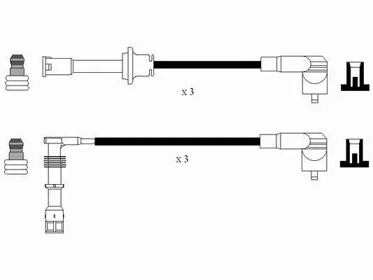 Handler.Part Ignition cable kit NGK 7312 2