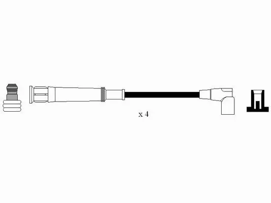 Handler.Part Ignition cable kit NGK 0565 2