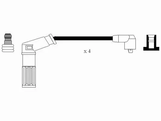 Handler.Part Ignition cable kit NGK 7287 2