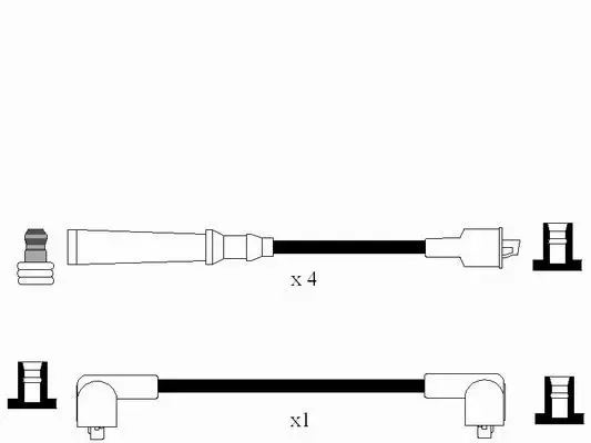 Handler.Part Ignition cable kit NGK 8223 2